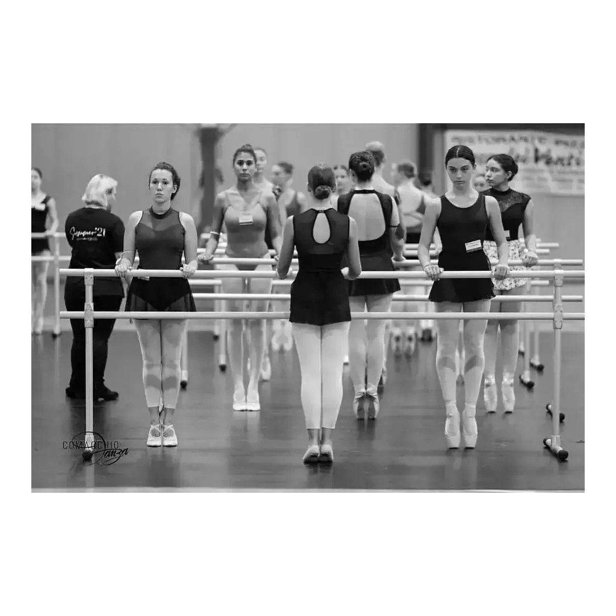 Ballerine con sbarra danza Accademia da 3 metri