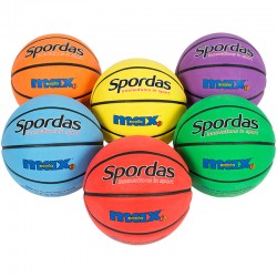 Pallone basket outdoor-indoor misura 7 - colori misti