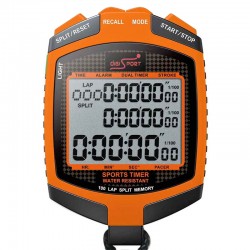Cronometro digitale 100 memorie, water resistant