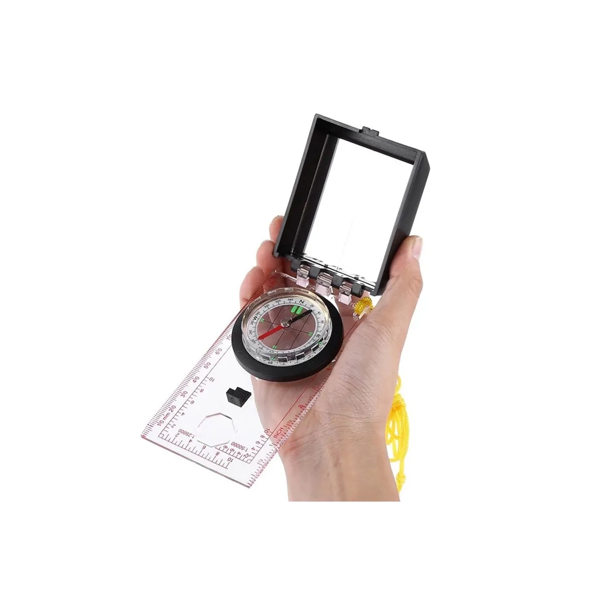 Bussola per orienteering con specchio