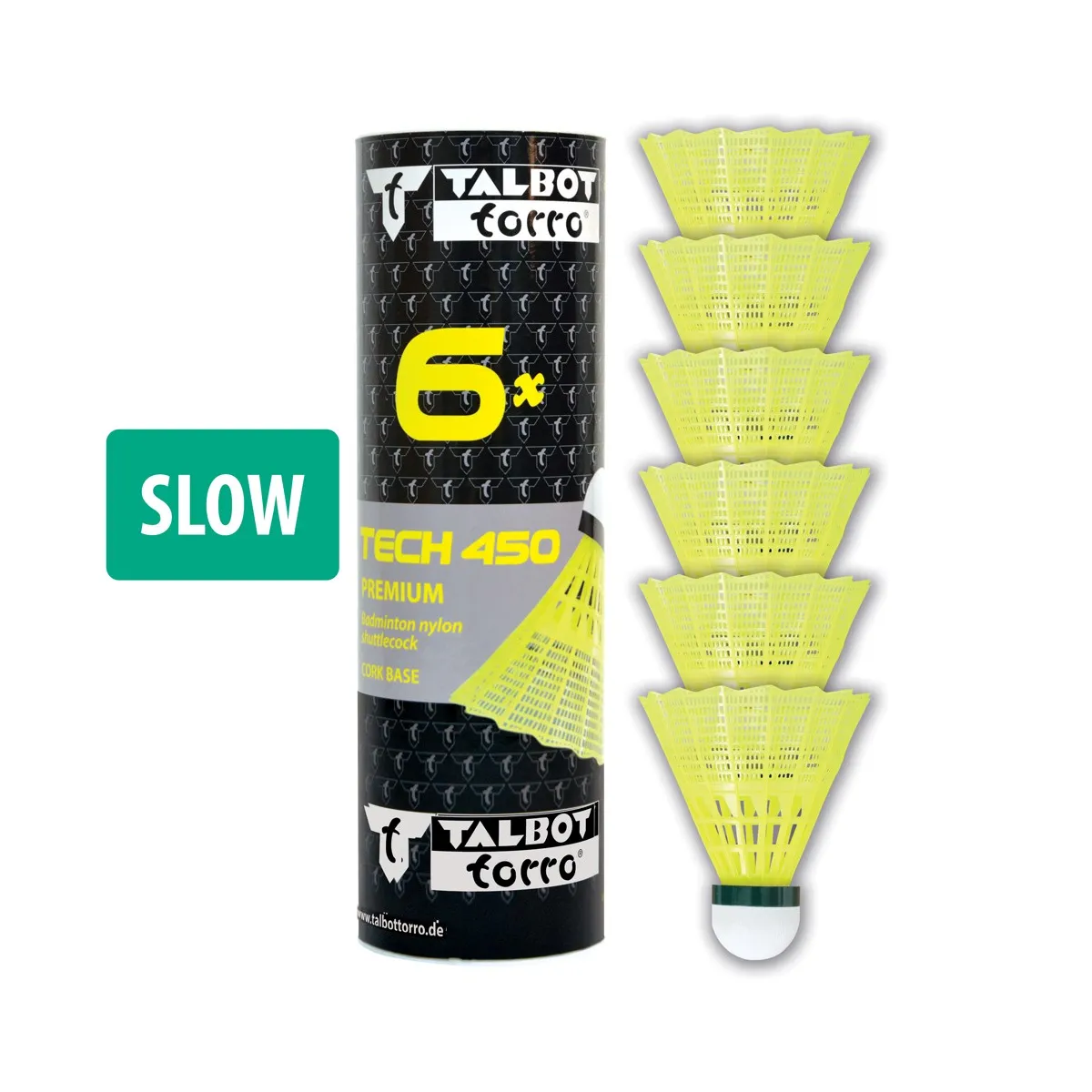 Torro Tech 450 Premium, tubo 6 volani gialli a velocità lenta