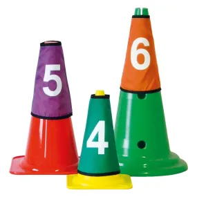 Fasce numerate per coni in plastica