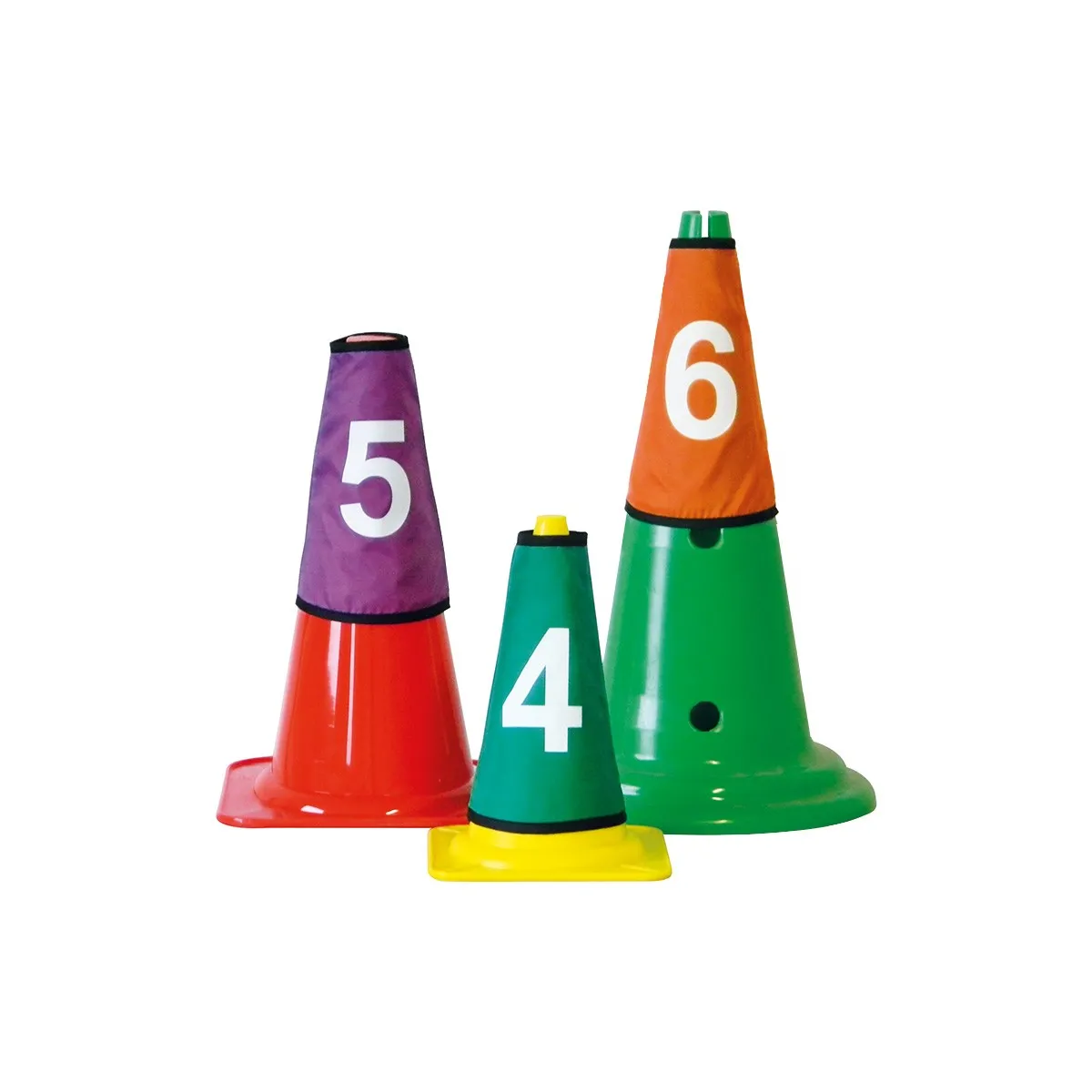 Fasce numerate per coni in plastica