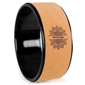 Ruota per yoga con superficie in sughero