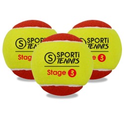 Palle Tennis Stage 3 Rosse | Rimbalzo ridotto 75%