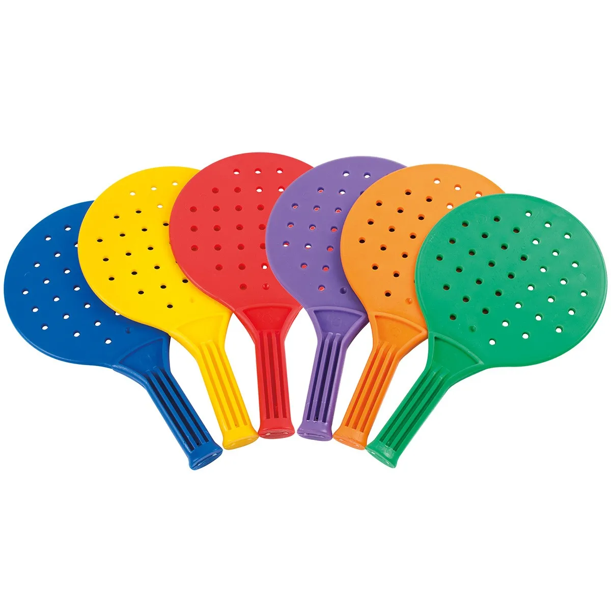 Set di 6 racchette in plastica per uso scolastico
