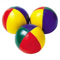 Set di 3 palle morbide per giocoleria, diametro 7 cm