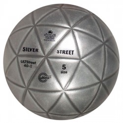 Pallone calcio Silver Street adatto per uso su cemento e asfalto