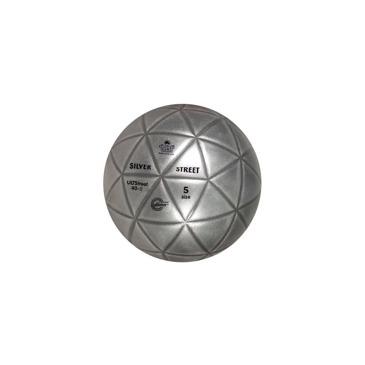 Pallone calcio Silver Street adatto per cemento e asfalto