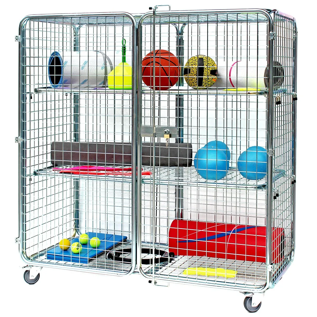 Armadio-carrello porta attrezzi 156x76x163 cm