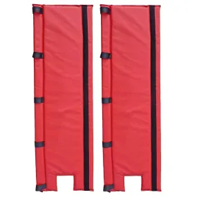 Coppia di protezioni per impianto volley a parete