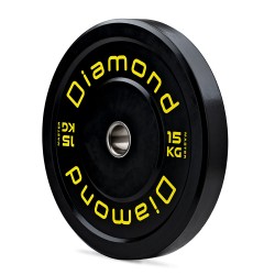 Disco Bumper in gomma da 15 kg per bilancieri olimpici