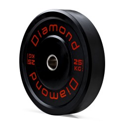 Disco Bumper in gomma da 25 kg per bilancieri olimpici