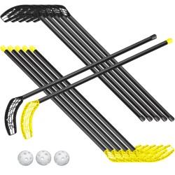 Set per floorball Senior School con 12 stecche 95-111 cm e 3 palle