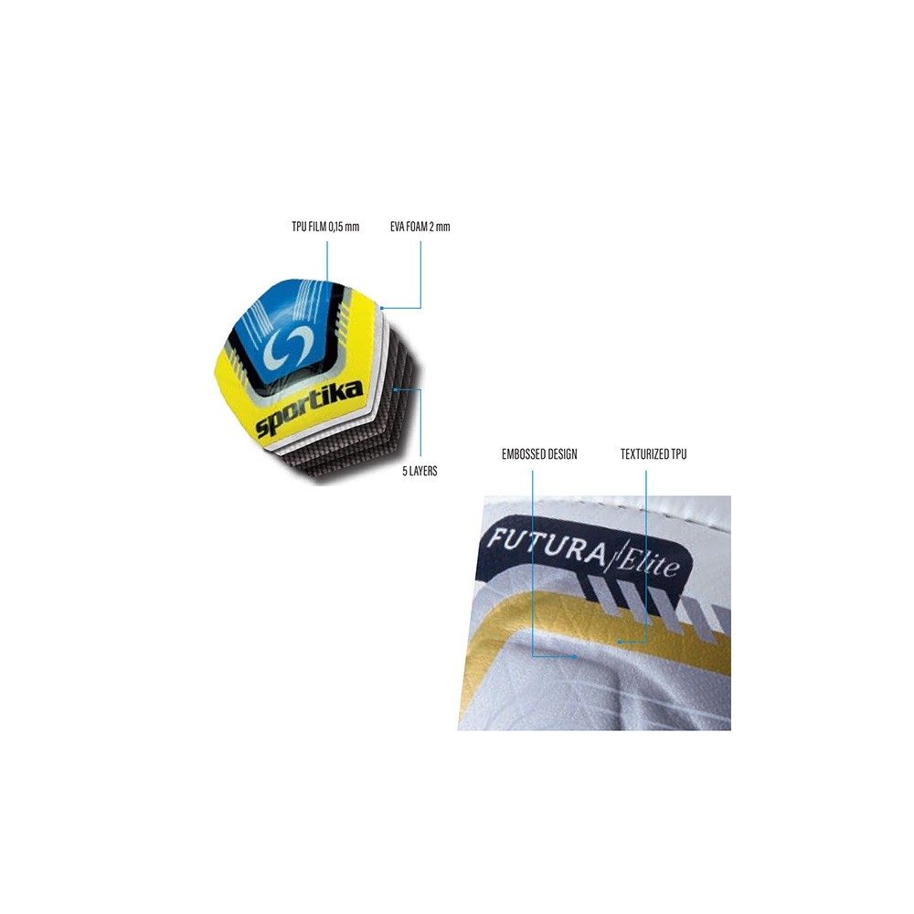 Pallone calcio Sportika Futura Elite misura 5 | Allenamento Pro