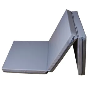 Materassino pieghevole 180x60x8 cm rivestito in similpelle