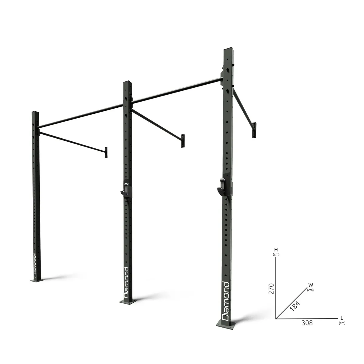 Misure struttura Rig doppio modulo Naked a muro