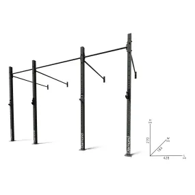 Rig triplo naked wall mount misure