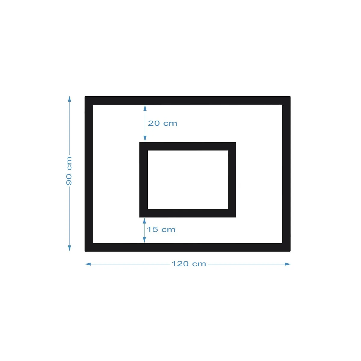 Misure tabellone minibasket