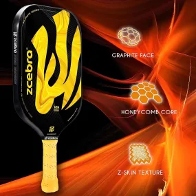 Caratteristiche pala per pickleball Zcebra in grafite approvata USAPA