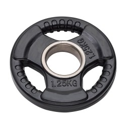 Disco per bilanciere olimpico da 1.25 kg | Tri-Grip | Rivestito in gomma