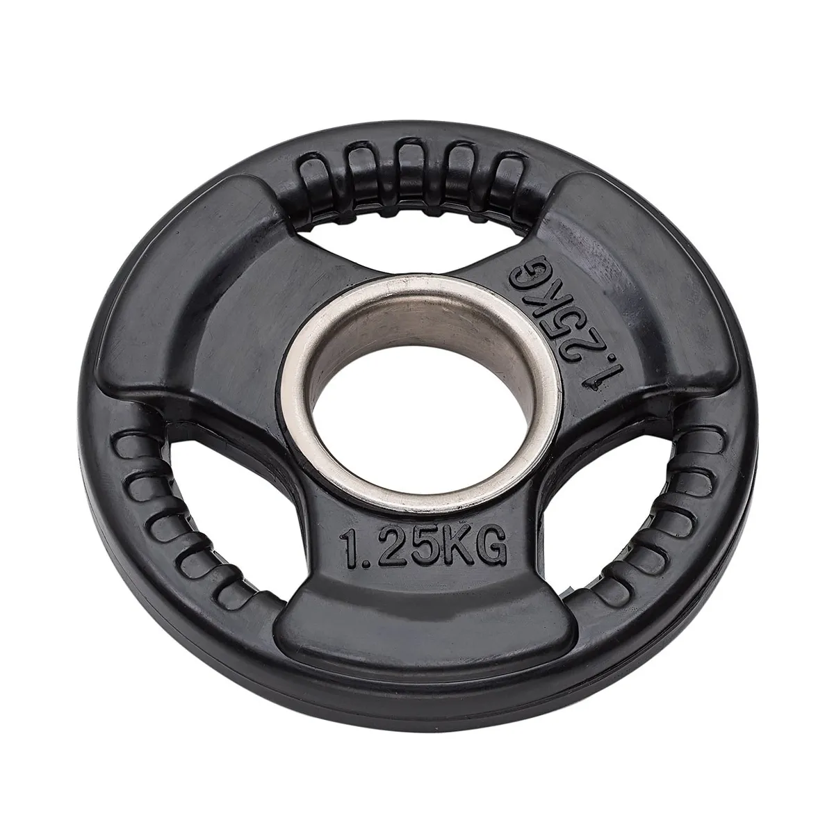 Disco gommato olimpico da 1.25 kg, foro 50 mm Tri-Grip