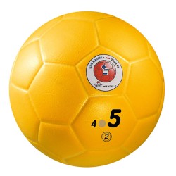 Pallone calcio a 5 alleggerito a rimbalzo ridotto in gomma | 380 g