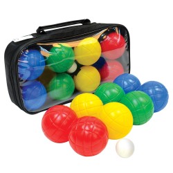 Set 8 bocce in plastica colorata