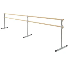 Sbarra danza mobile doppia, modello Accademia da 400 cm, completa