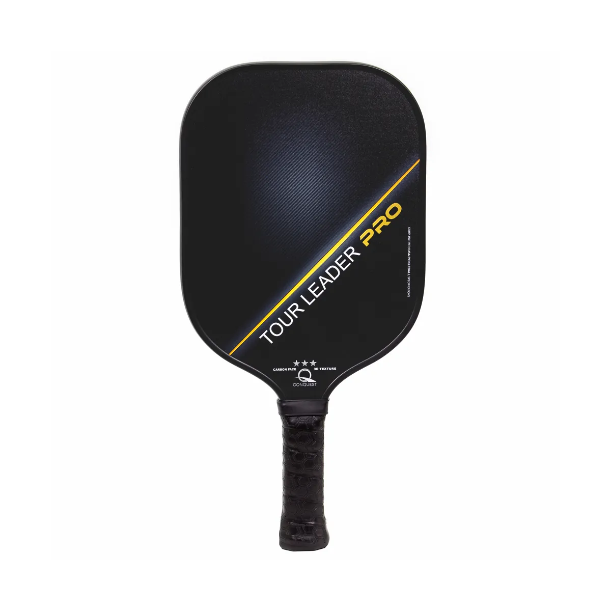 Racchetta pickleball Tour Leader di Conquest in carbonio - pala serie Performance