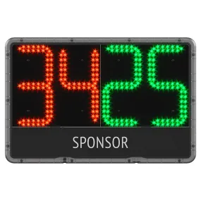 Tabellone per sostituzione giocatori a 2+2 cifre MONOFACCIALE