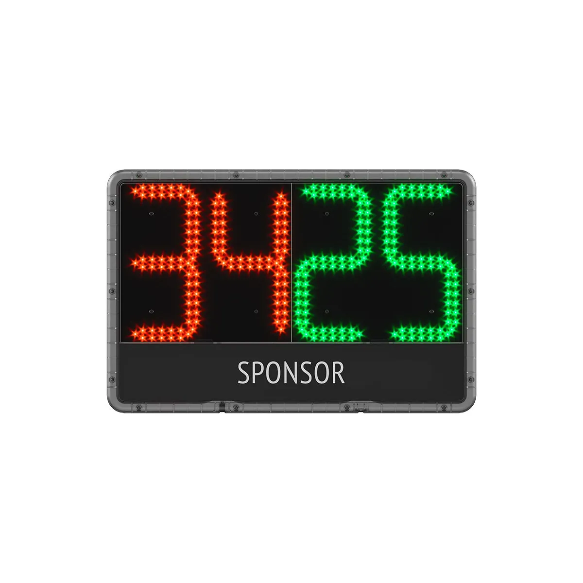 Tabellone per sostituzione giocatori a 2+2 cifre MONOFACCIALE