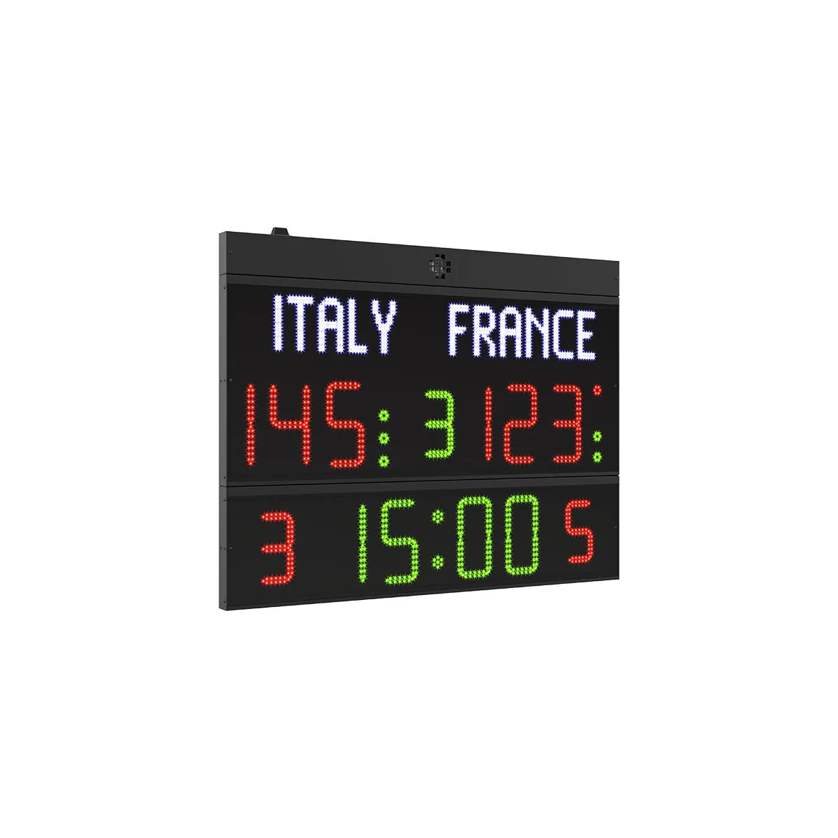 Tabellone elettronico segnapunti 1395F visto di profilo