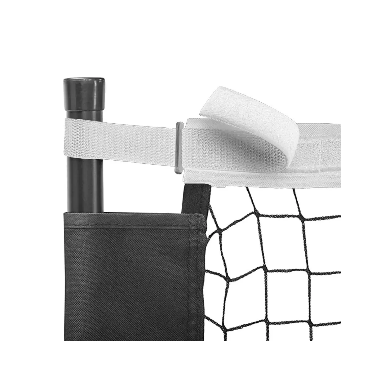 particolare rete mobile per pickleball