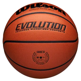 Pallone basket Wilson Evolution sotto