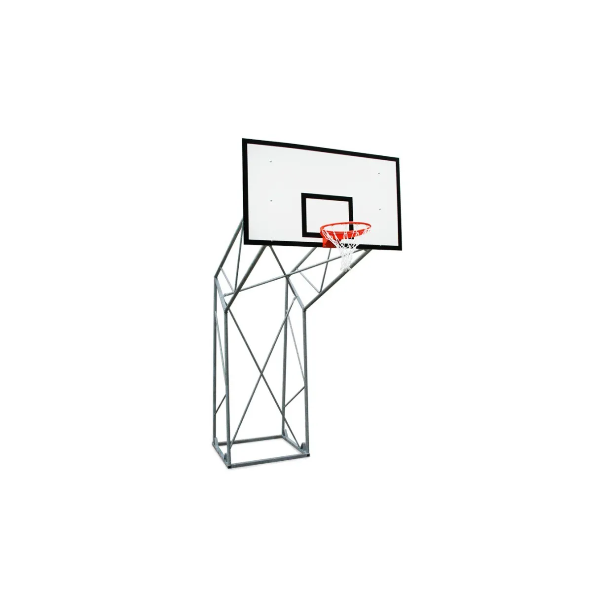 impianto basket a traliccio per esterno, zincato