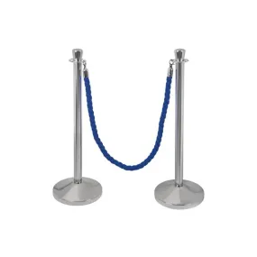 Cordone divisorio tra i pali blu