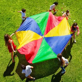 Gioco paracadute arcobaleno