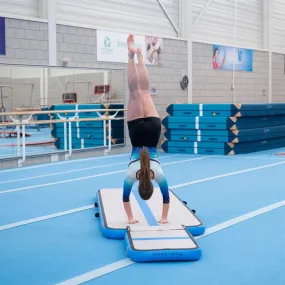 Pedana elastica Airtrack Airboard 100x60x10 cm colore blu