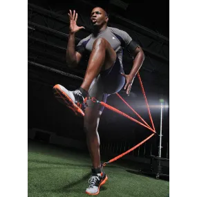 4268. Double Gun Stroops, 4 elastici 140 cm. con polsiere, cavigliere e attacco universale