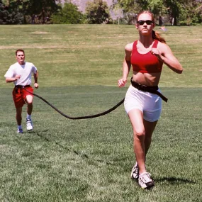 Kit con elastico Stroops per supervelocità lunghezza mt. 6,20 completo di 2 cinture regolabili