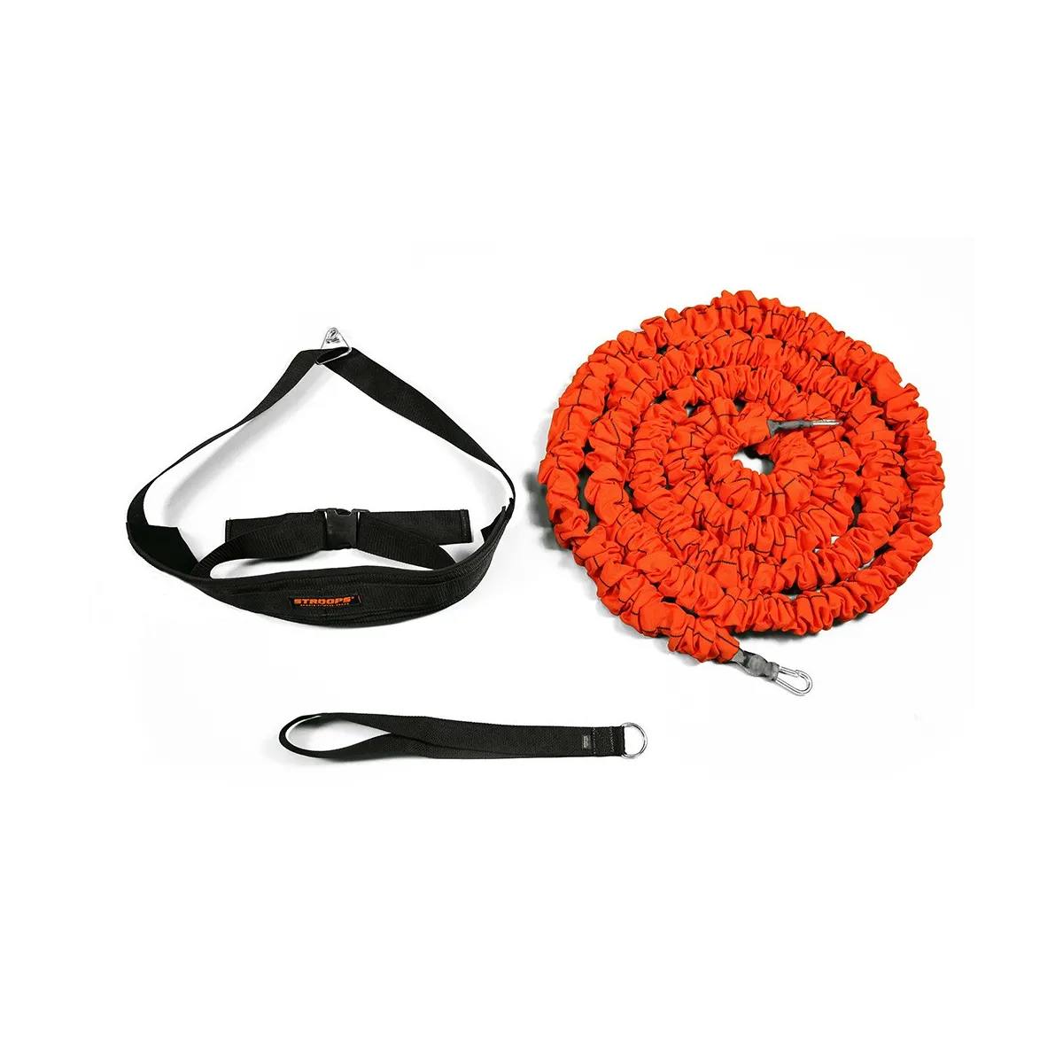 Accelerator 35 kg., elastico acceleratore da 305 cm. con imbragatura pettorale ed aggancio ad anello