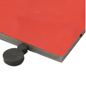 Tatami Judo Trocellen ad incastro rosso