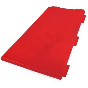Materasso Diamond TOP 200x100x4 cm, modulare, antiscivolo rosso
