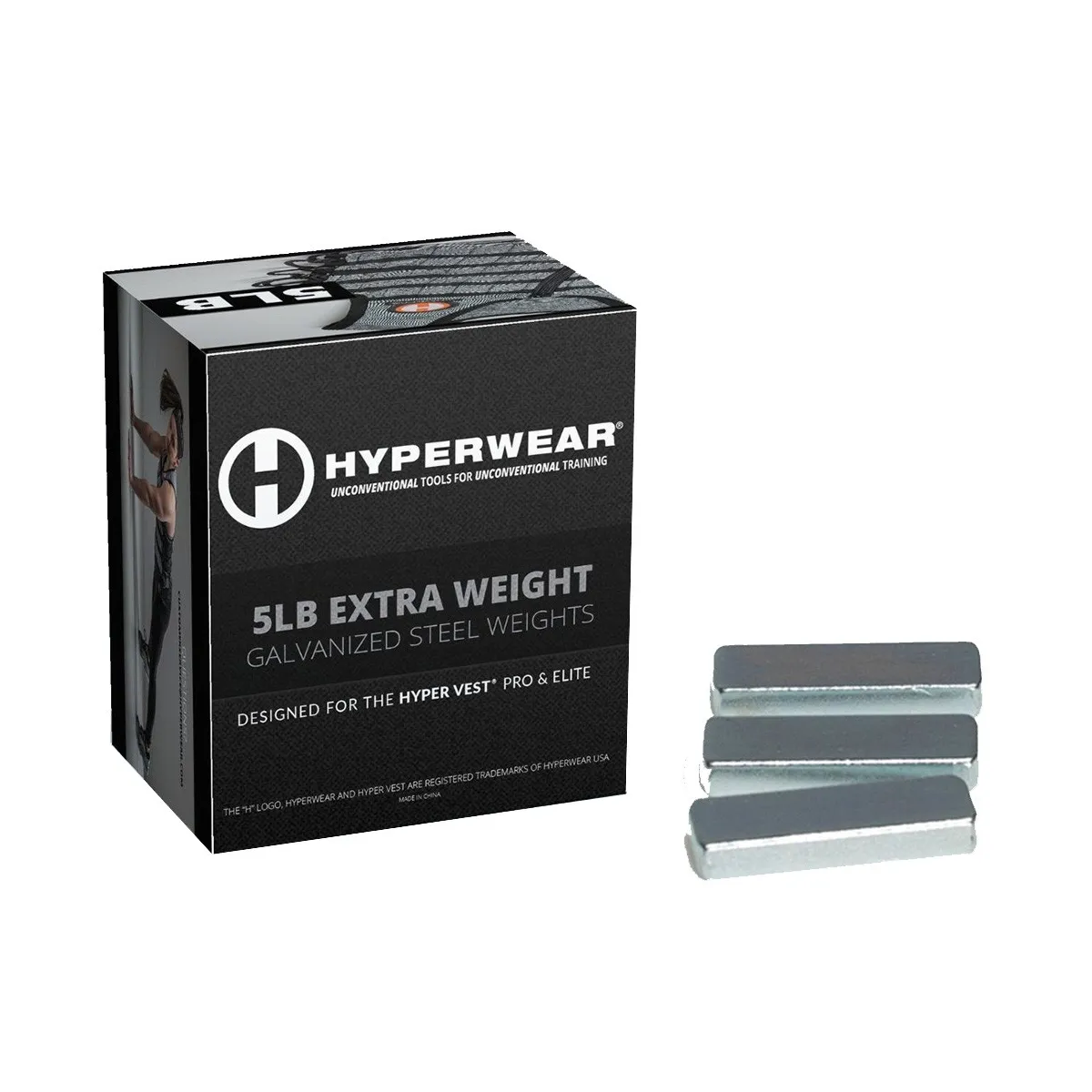 Pacco pesi da 2,5 kg. Booster Pack, per giubbetto Hyperwear