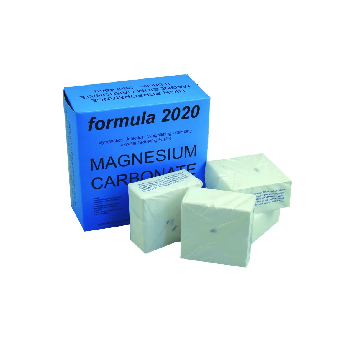 confezione carbonato di magnesio per ginnastica e altri sport