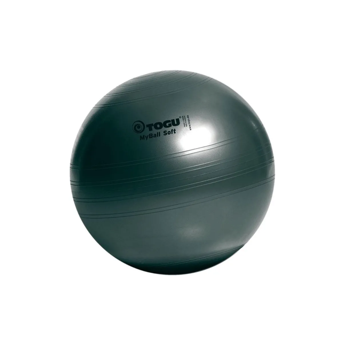 Palla ginnica Togu MyBall Soft colore nero, diam. 55