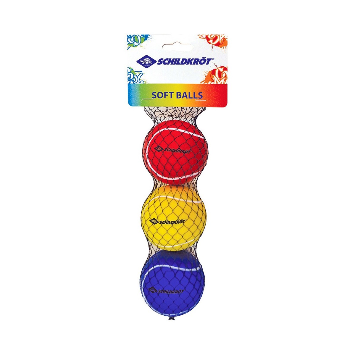 Confezione 3 palle morbide in spugna Schildkroet diametro 7 cm