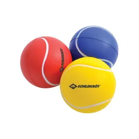 Confezione 3 palle morbide in spugna Schildkroet diametro 7 cm in 3 colori