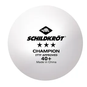 Confezione 3 palline ping pong Schildkroet Champion